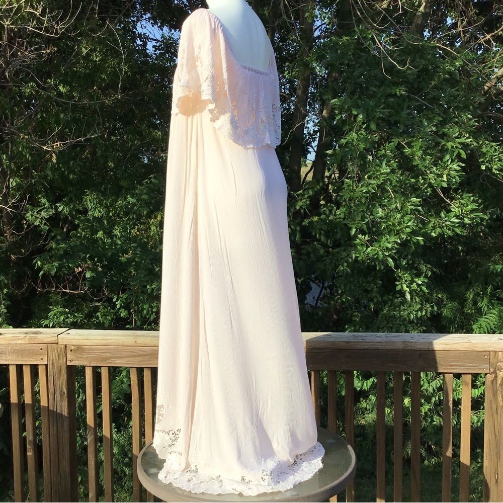 Fillyboo Wonder Years Embroidered Off The Shoulder Maxi Dress Size XS - Picture 4 of 14